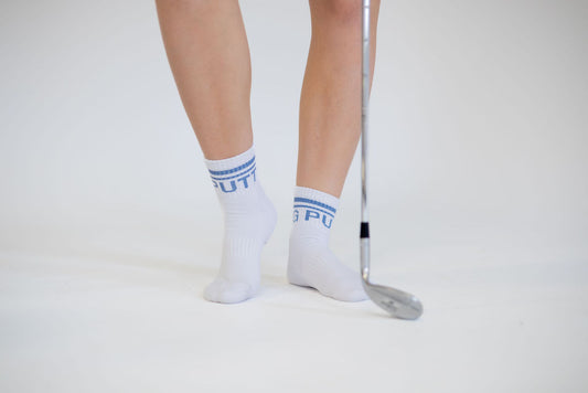 Varsity Blue Crew Socks