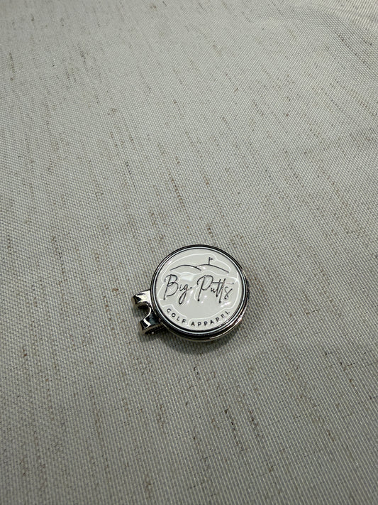 Big Putts Golf Ball Marker with hat clip