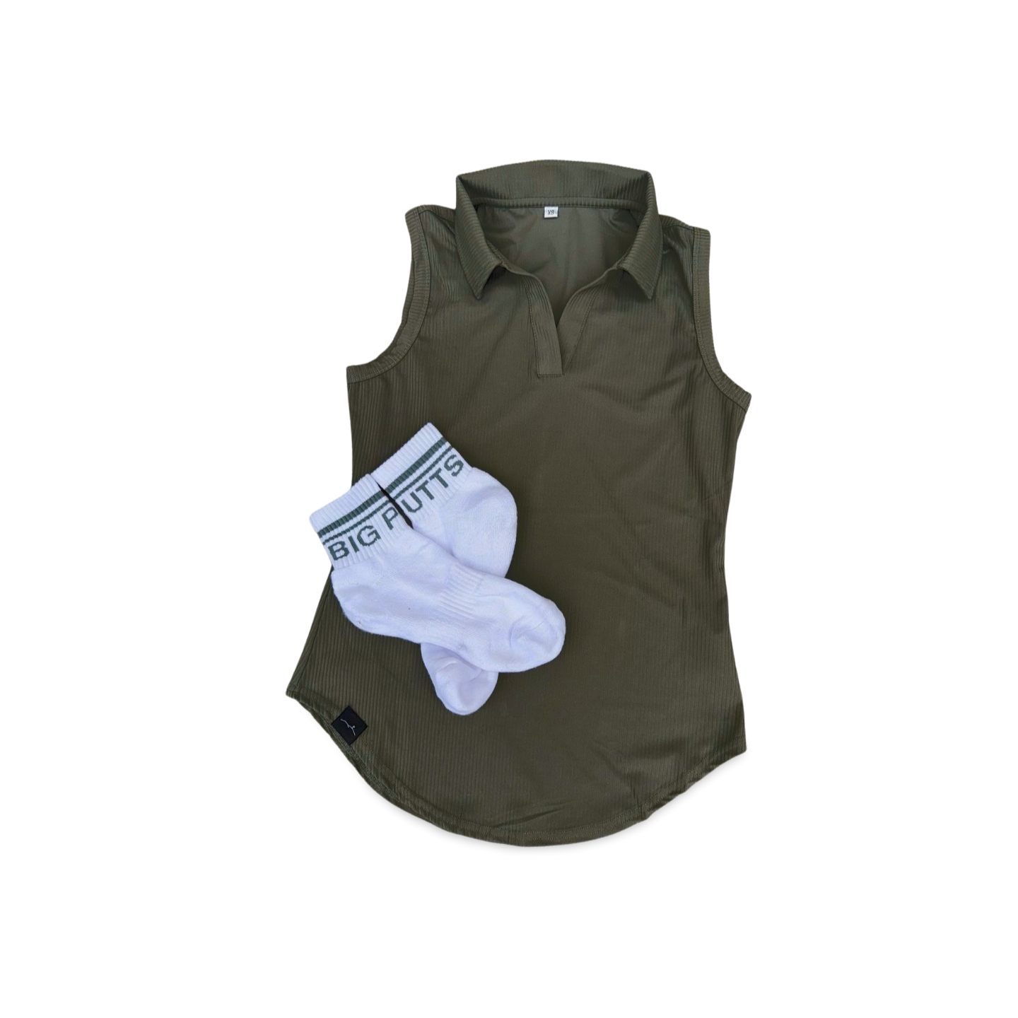 Varsity Green Crew Socks