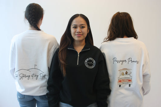 Unisex Choose Your Design - Crewneck Sweatshirt (White)