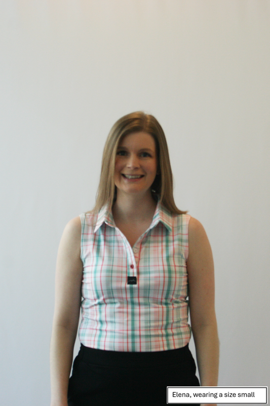 Par Plaid - Women’s Sleeveless Golf Polo