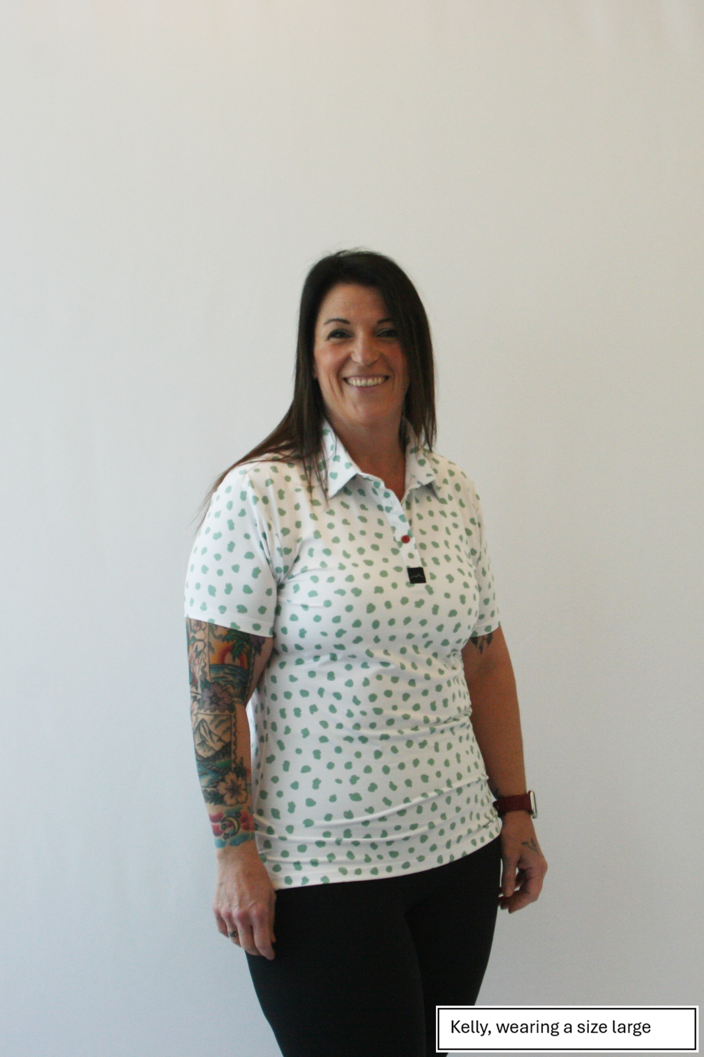 Women’s Short Sleeve Golf Polo - Spot On Green
