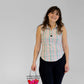 Women’s Sleeveless Golf Polo - Par Plaid