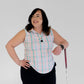 Women’s Sleeveless Golf Polo - Par Plaid