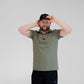 Men's Ribbed Golf Polo - Fairway Stripes (Green)