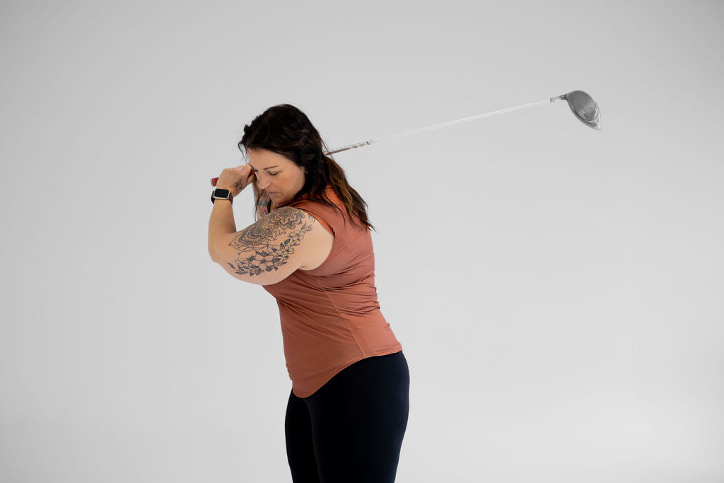 Women's Sleeveless Golf Polo - Canyon Swing