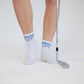 Varsity Blue Crew Socks