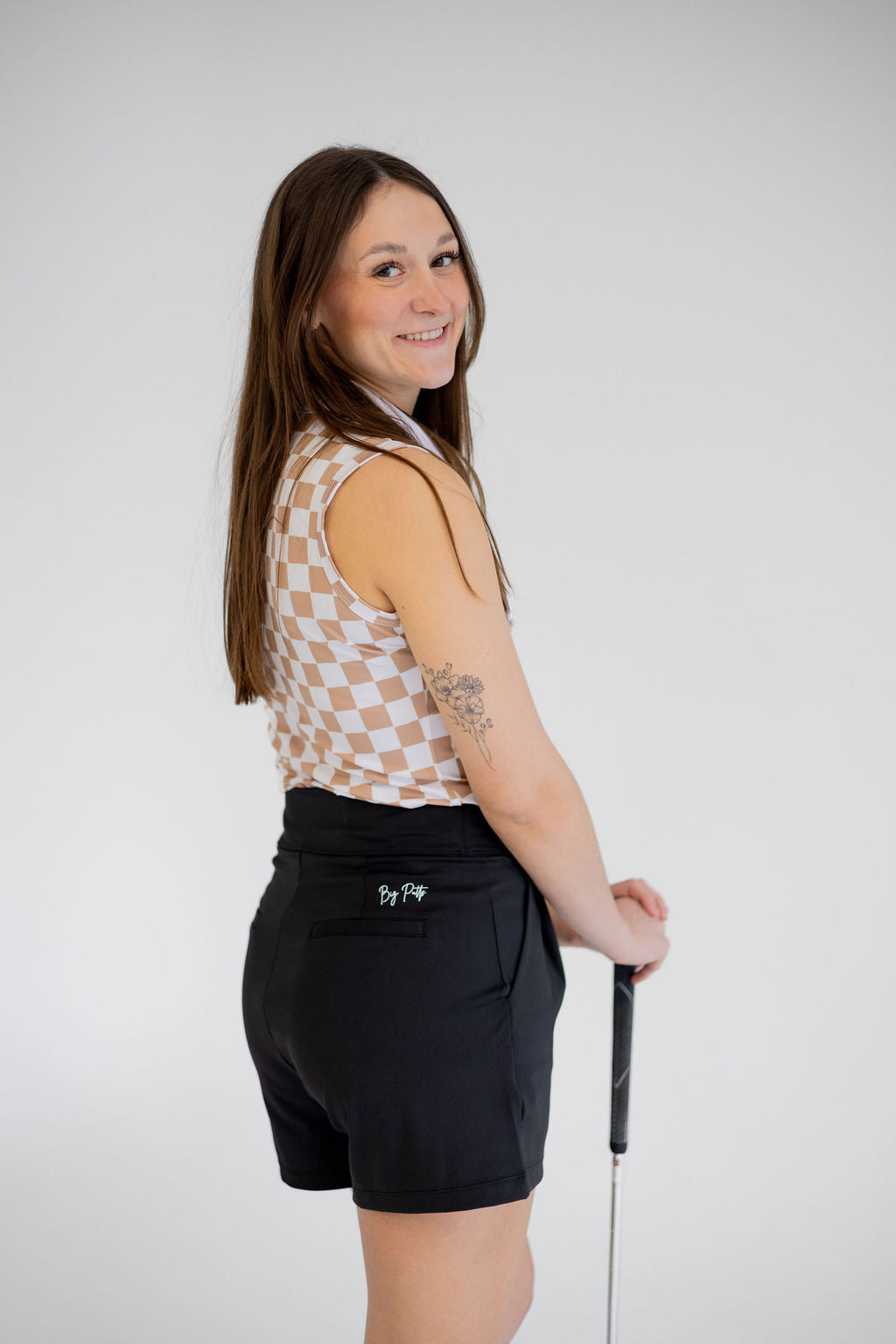 High Rise, Low Handicap Women's Pleated Golf Shorts