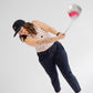 Women's Sleeveless Golf Polo - Checkered Flag