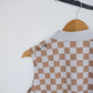 Women's Sleeveless Golf Polo - Checkered Flag