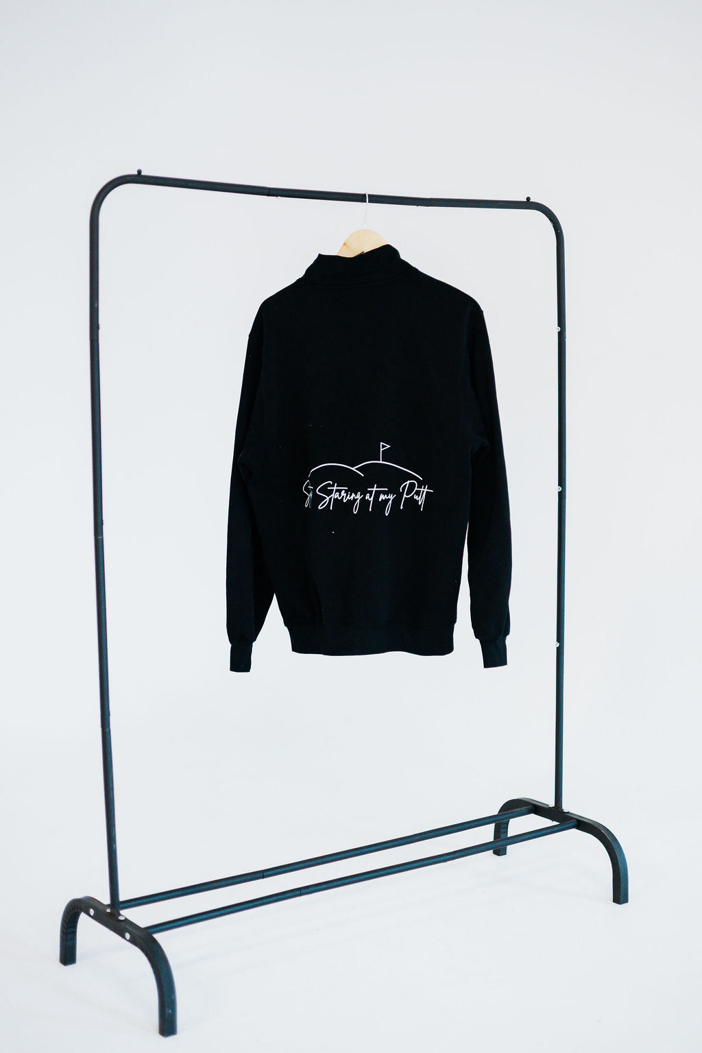 Unisex Choose Your Design - 1/4 Zip Sweatshirt (Black)