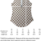 Women's Sleeveless Golf Polo - Checkered Flag