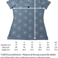 Women's Short Sleeve Golf Polo - Blue Bloom