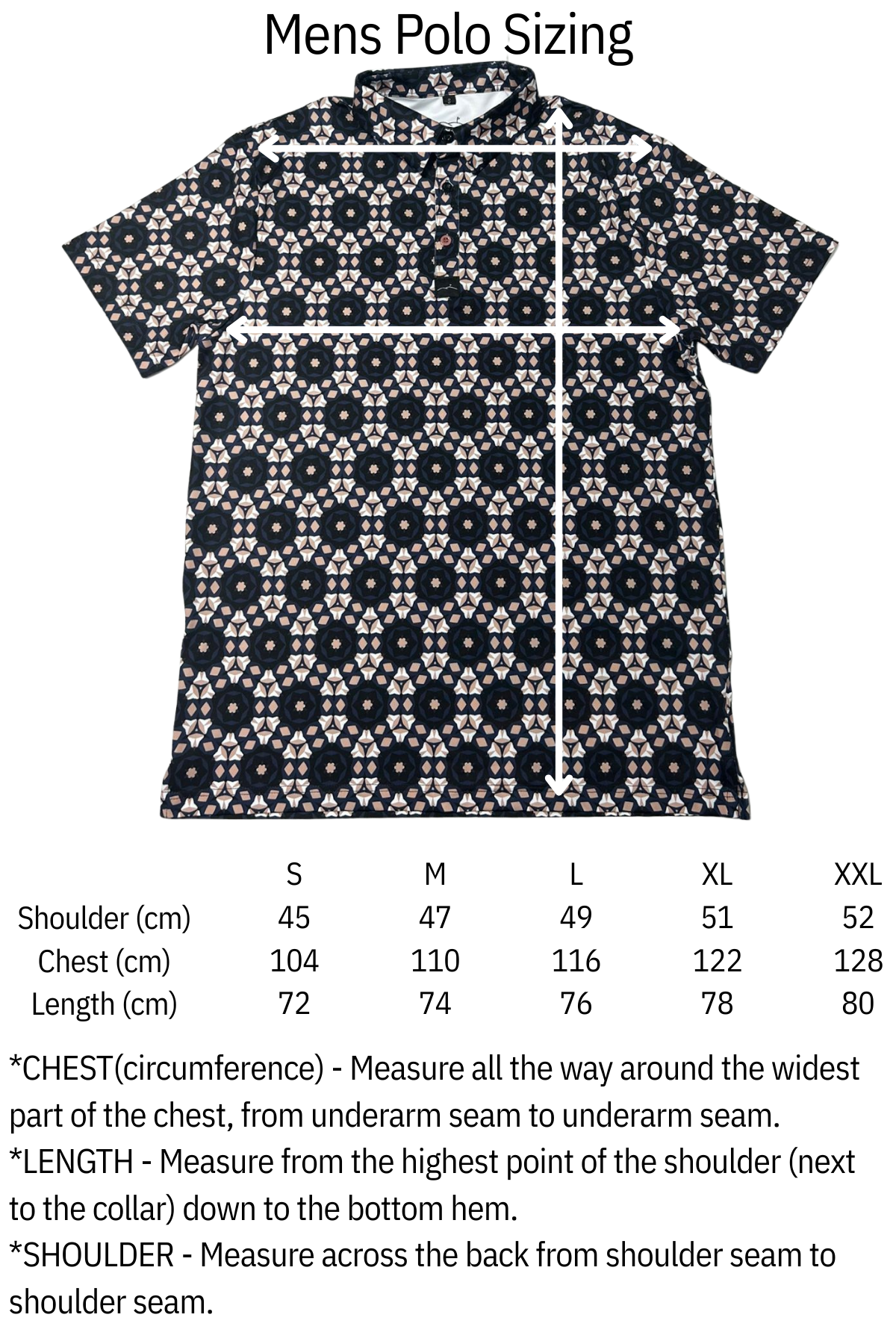 Men’s Golf Polo - Par-fect Geometry