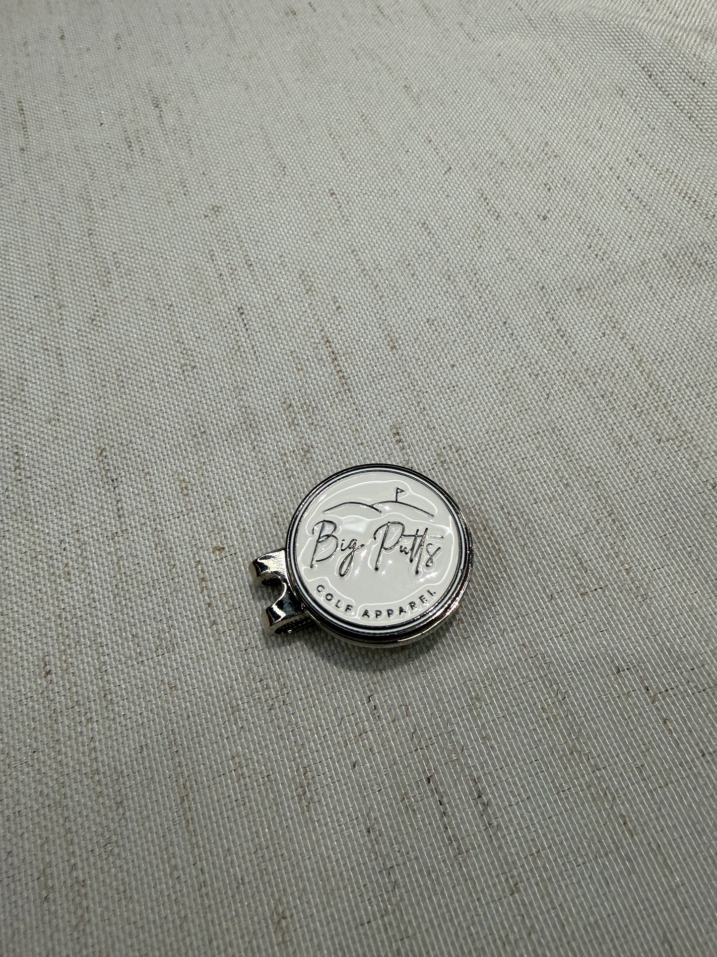 Big Putts Golf Ball Marker with hat clip