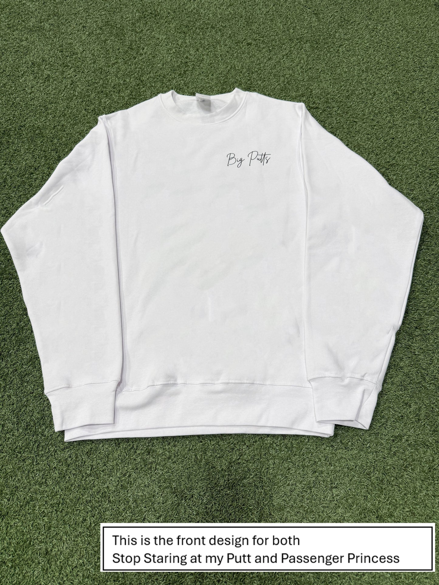Unisex Choose Your Design - Crewneck Sweatshirt (White)