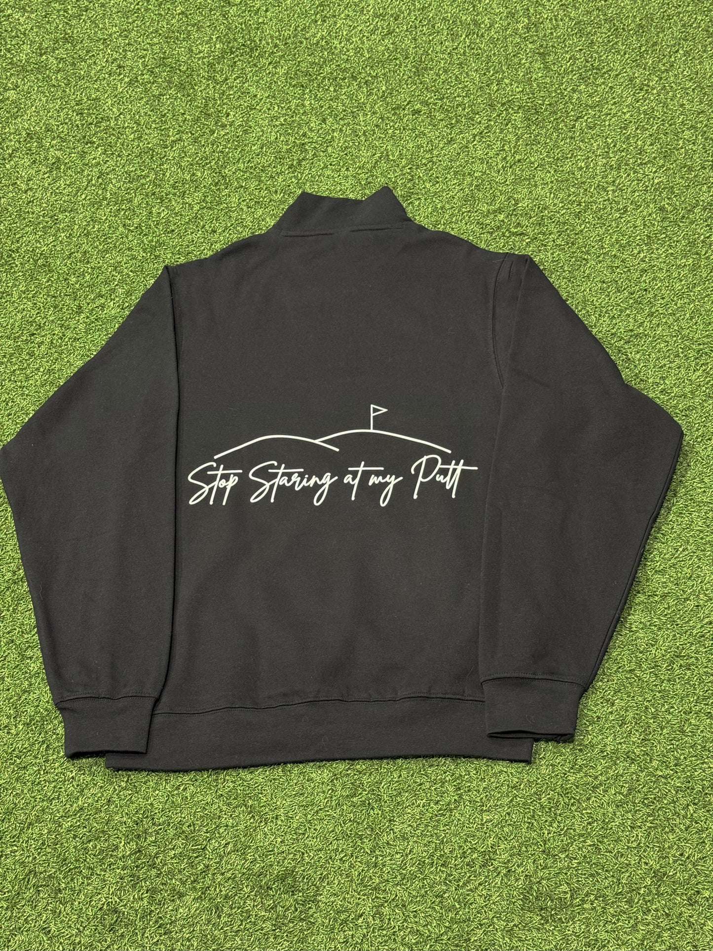 Unisex Choose Your Design - 1/4 Zip Sweatshirt (Black)