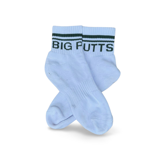 Varsity Green Crew Socks