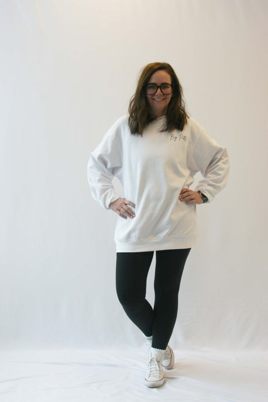 Unisex Choose Your Design - Crewneck Sweatshirt (White)
